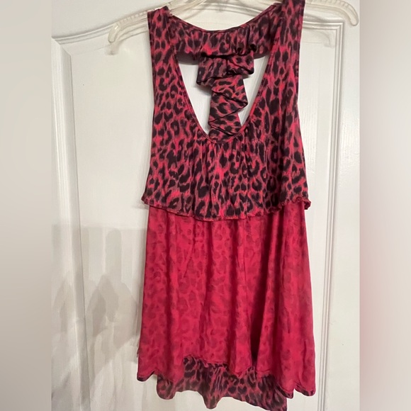 Pre-Owned Ella Moss Ruffle Racerback Tank Top - Picture 8 of 8